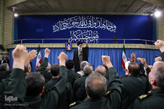 دیدار فرماندهان سپاه با رهبر معظم انقلاب 