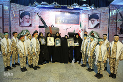 مراسم زنگ دانش آموز شهید در گلزار مطهر شهدا