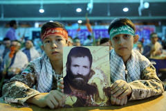 مراسم زنگ دانش آموز شهید در گلزار مطهر شهدا