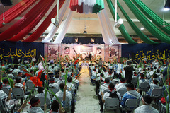 مراسم زنگ دانش آموز شهید در گلزار مطهر شهدا