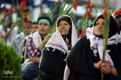 مراسم زنگ دانش آموز شهید در گلزار مطهر شهدا