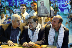 مراسم زنگ دانش آموز شهید در گلزار مطهر شهدا