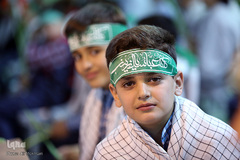 مراسم زنگ دانش آموز شهید در گلزار مطهر شهدا