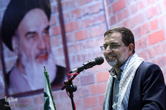 حضور سردار علی محمد نائینی مراسم زنگ دانش آموز شهید در گلزار مطهر شهدا