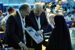 مراسم زنگ دانش آموز شهید در گلزار مطهر شهدا