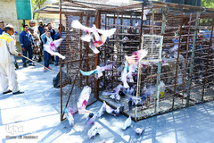 مراسم زنگ دانش آموز شهید در گلزار مطهر شهدا