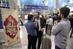 بازگشت مهدی ساعد، نماینده ایران در رشته قرائت مسابقات بین المللی قرآن مسکو به میهن اسلامی