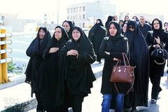 تشییع پیکر شهید مدافع حرم سجاد زبرجدی در محله خانی ابادنو