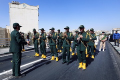 تشییع پیکر شهید مدافع حرم سجاد زبرجدی در محله خانی ابادنو