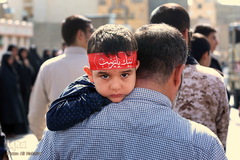 تشییع پیکر شهید مدافع حرم سجاد زبرجدی در محله خانی ابادنو