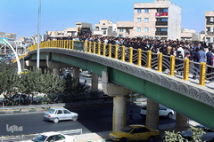 تشییع پیکر شهید مدافع حرم سجاد زبرجدی در محله خانی ابادنو