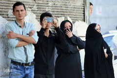 تشییع پیکر شهید مدافع حرم سجاد زبرجدی در محله خانی ابادنو