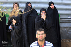 تشییع پیکر شهید مدافع حرم سجاد زبرجدی در محله خانی ابادنو