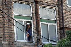 تشییع پیکر شهید مدافع حرم سجاد زبرجدی در محله خانی ابادنو