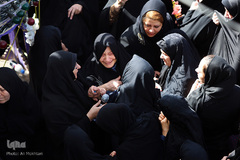 تشییع پیکر شهید مدافع حرم سجاد زبرجدی در محله خانی ابادنو