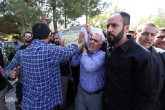 تشییع پیکر شهید مدافع حرم سجاد زبرجدی ئر بهشت زهرا(س)