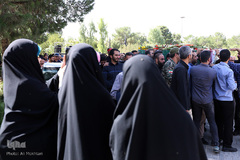 تشییع پیکر شهید مدافع حرم سجاد زبرجدی ئر بهشت زهرا(س)