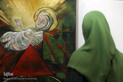 افتتاحیه نمایشگاه گرافیک و نقاشی «حضرت علی‌اصغر(ع)»