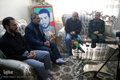 دیدار نمایندگان جامعه قرآنی با خانواده شهید قرآنی «احمد شعبانی ورکی»