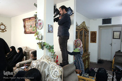 دیدار نمایندگان جامعه قرآنی با خانواده شهید قرآنی «احمد شعبانی ورکی»