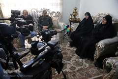 دیدار نمایندگان جامعه قرآنی با خانواده شهید قرآنی «احمد شعبانی ورکی»