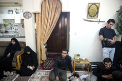 دیدار نمایندگان جامعه قرآنی با خانواده شهید قرآنی «احمد شعبانی ورکی»