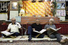 محفل قرآنی با همراهان مرحوم تختی