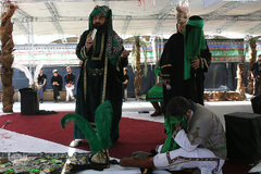 تعزیه در سبزه میدان بازار تهران