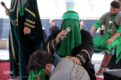 تعزیه در سبزه میدان بازار تهران