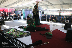 تعزیه در سبزه میدان بازار تهران