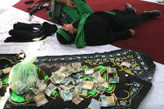 تعزیه در سبزه میدان بازار تهران