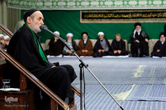 سومین شب عزاداری در حسینیه امام خمینی(ره)