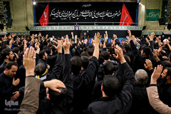 سومین شب عزاداری در حسینیه امام خمینی(ره)
