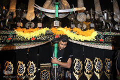 عزاداری شب عاشورای حسینی در امامزاده حسن (ع)