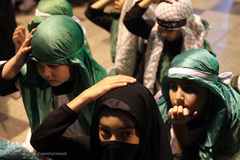 عزاداری شب عاشورای حسینی در امامزاده حسن (ع)