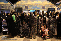 عزاداری شب عاشورای حسینی در امامزاده حسن (ع)