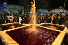 عزاداری شب عاشورای حسینی در امامزاده حسن (ع)