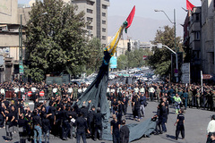 عاشورای حسینی در چهارراه گلوبندک