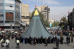 عاشورای حسینی در چهارراه گلوبندک