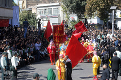 عاشورای حسینی در چهارراه گلوبندک