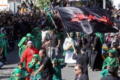 عاشورای حسینی در چهارراه گلوبندک