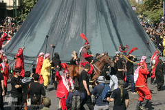 عاشورای حسینی در چهارراه گلوبندک