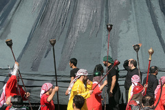 عاشورای حسینی در چهارراه گلوبندک