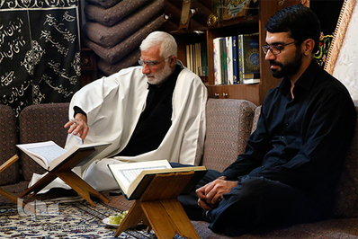ختم قرآن سید مهدی سیف از صبح تاسوعا تا صبح عاشورا