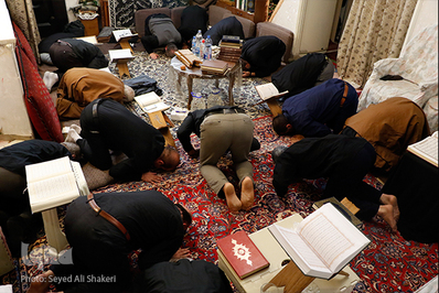 ختم قرآن سید مهدی سیف از صبح تاسوعا تا صبح عاشورا