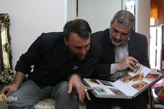 دیدار خانواده قرآنی با خانواده شهیدان غیاثوند قیصری 