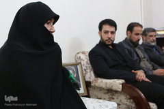 دیدار خانواده قرآنی با خانواده شهیدان غیاثوند قیصری 