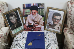 دیدار خانواده قرآنی با خانواده شهیدان غیاثوند قیصری 