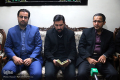 دیدار نمایندگان جامعه قرآنی با خانواده شهید «مهدی خاتمی»
