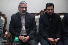 دیدار نمایندگان جامعه قرآنی با خانواده شهید «مهدی خاتمی»